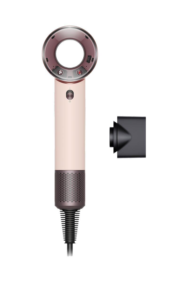 Sammenleggbar Dyson Supersonic Travel hårføner i rosa Ceramic pink