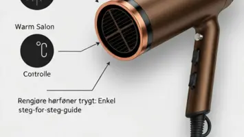 Rengjøre hårføner trygt: Enkel steg-for-steg-guide | Hårføner.no