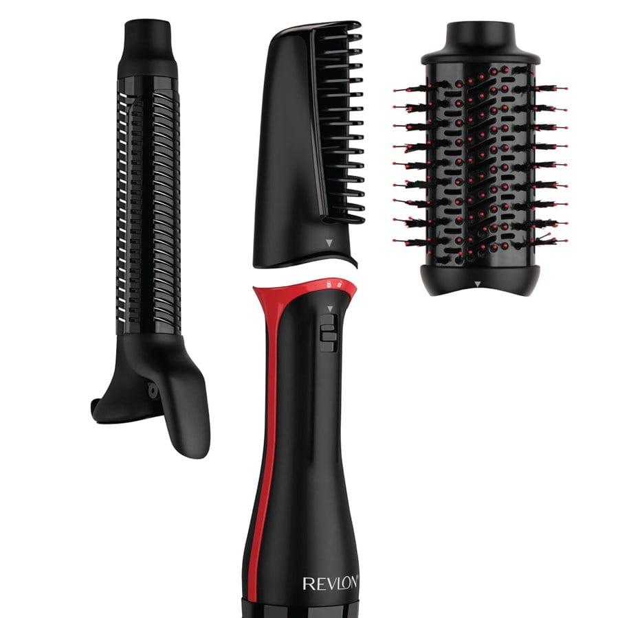 Revlon One-Step Blow-Dry Multistyler RVDR5333E i sort og rødt med flere børstehoder